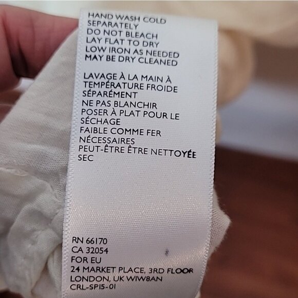 Cleobella Ivory Off-Shoulder Crochet Bell Sleeve Mini Dress - Picture 14 of 14